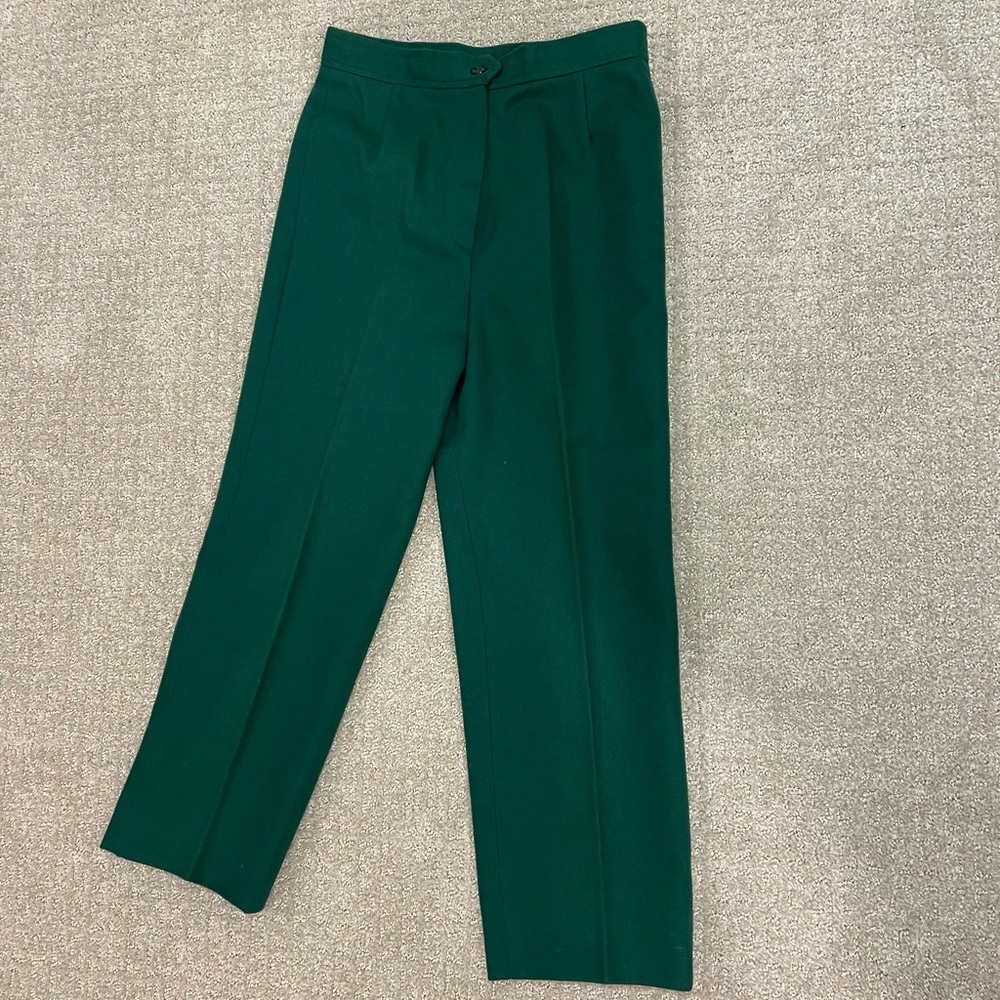 Elegant Green Women's Trousers